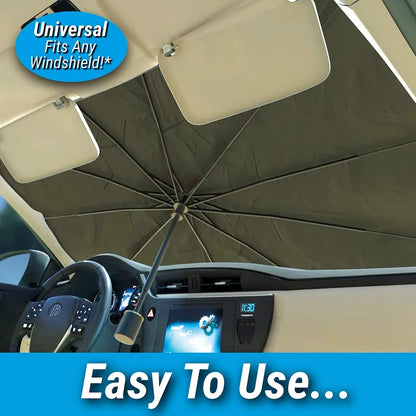 Car Windshield Sun Shade - واقي شمس للزجاج الأمامي للسيارة